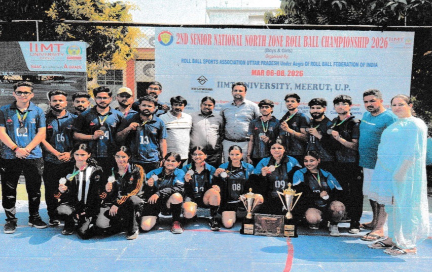 J&K Roll Ball teams felicitated for National triumph